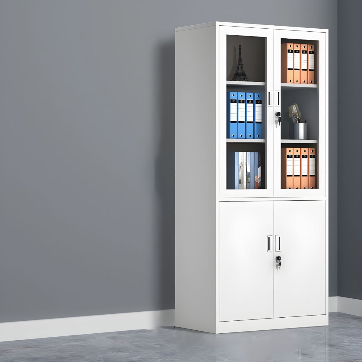 2-Door metallic office filling cabinet - Gucca