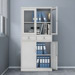 2-door metallic office cabinet - Image 2