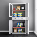 2 Door metallic office cabinet - Image 4