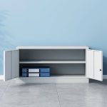 2-Locker steel office cabinet - Image 3