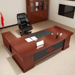 Boss Office L-shaped Imported Desk - Image 5