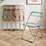 Modern Armless Folding Chair - Image 2