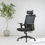 High-back executive office seat