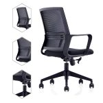 Medium-back mesh office seat - Image 3