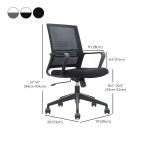 Medium-back mesh office seat - Image 5