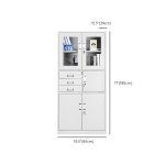 2-Door metallic office cabinet with safe - Image 4