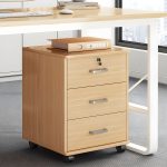 3-Drawer mobile pedestal (Beech)