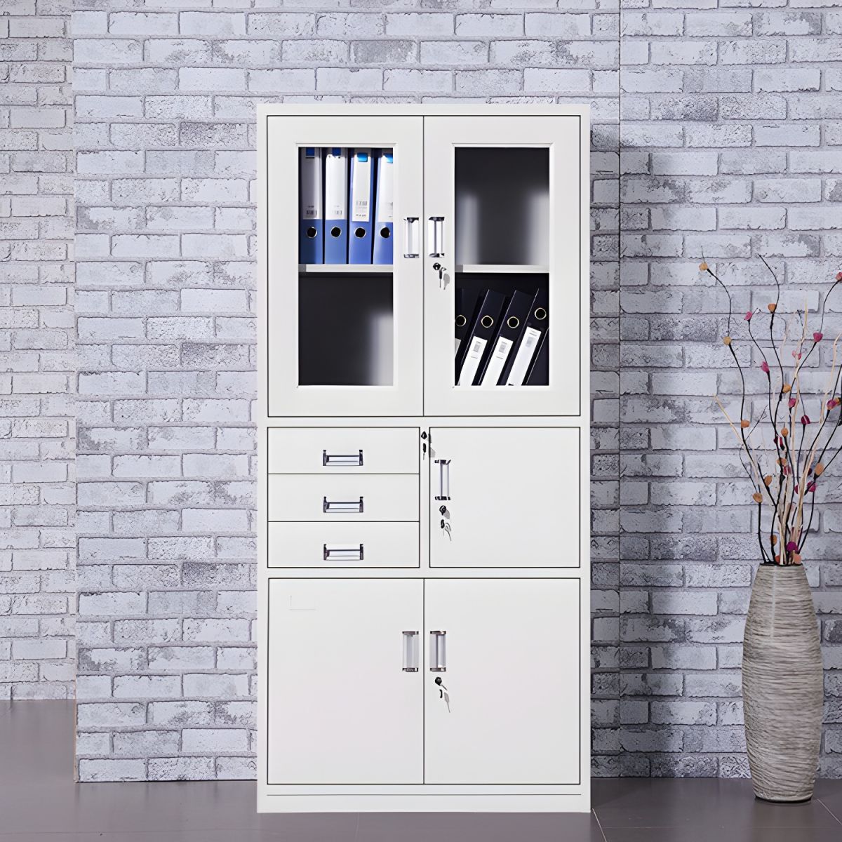 1200x1200-2023-10-25T133225.948.jpg Steel filling cabinet with safe - Image 1
