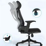Modern Upholstered Task Chair with Arms - Image 4