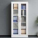 Full-Glass Office Metallic Cabinet - Image 2