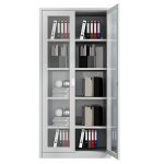 Full-Glass Office Metallic Cabinet - Image 5
