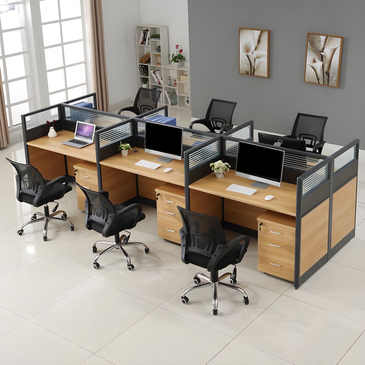 1200x1200-2024-01-11T003449.214.jpg Six way open-view office workstation - Image 1