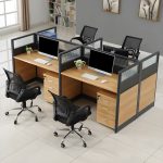 Six way open-view office workstation - Image 4