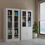 2-Door Full Glass Office Cabinet - Image 3