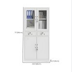 2-Door Metallic Office Storage Cabinet - Image 5