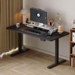 Adjustable height electric desk