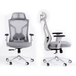 Ergonomic Upholstered Office Desk Chair - Image 4