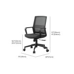 Ergonomic Upholstered Office Chair - Image 5