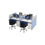 4-Way Modern Office Workstation - Image 3