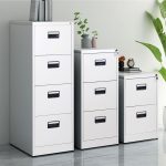 4-key four drawers file cabinet - Image 3