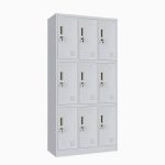 9-Locker steel office cabinet - Image 4