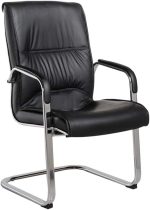 Black PU Office Leather Chair - Image 3