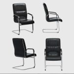 Black PU Office Leather Chair - Image 5