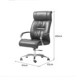 High Back Office Chair Leather - Image 5