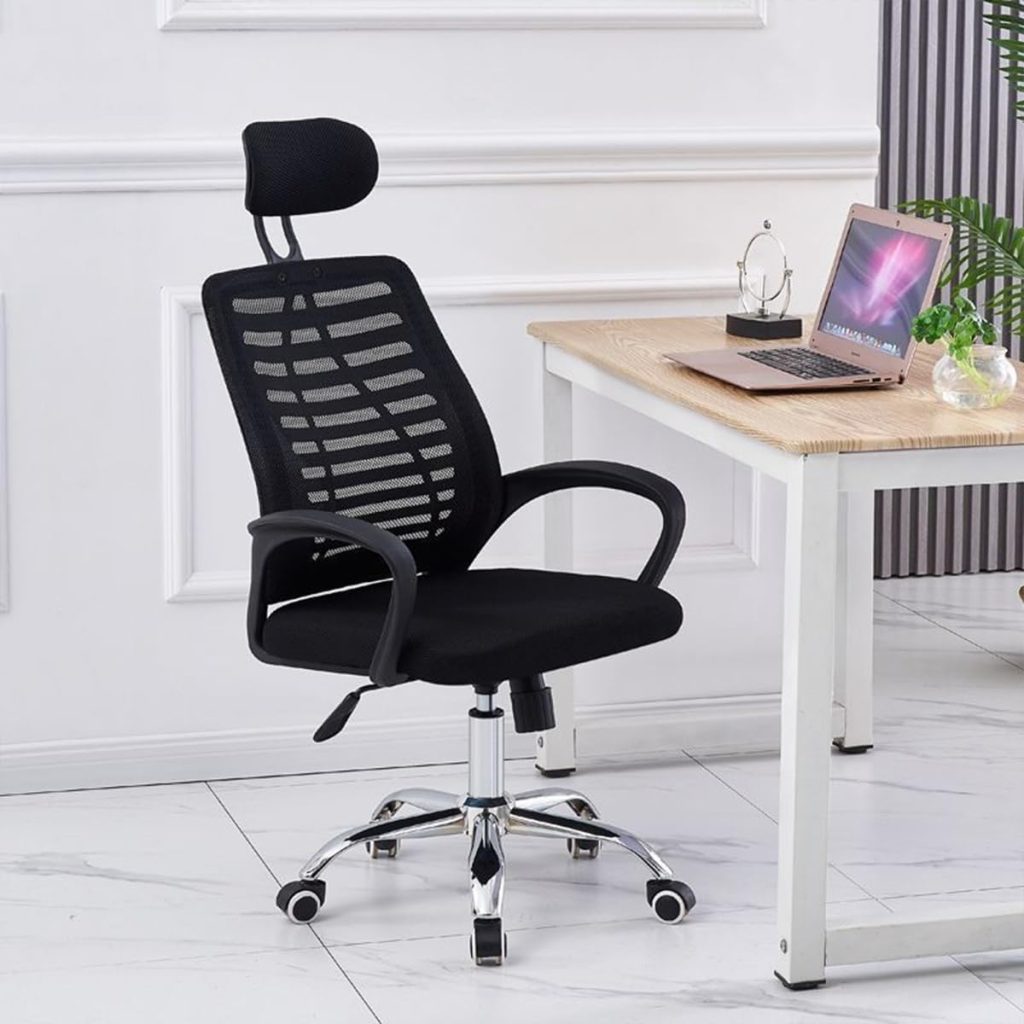 Ergonomic headrest chair