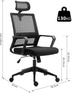 High Back Ergonomic Office Seat - Image 5