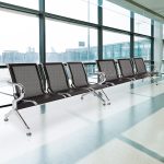 3-Link metallic waiting bench - Image 2