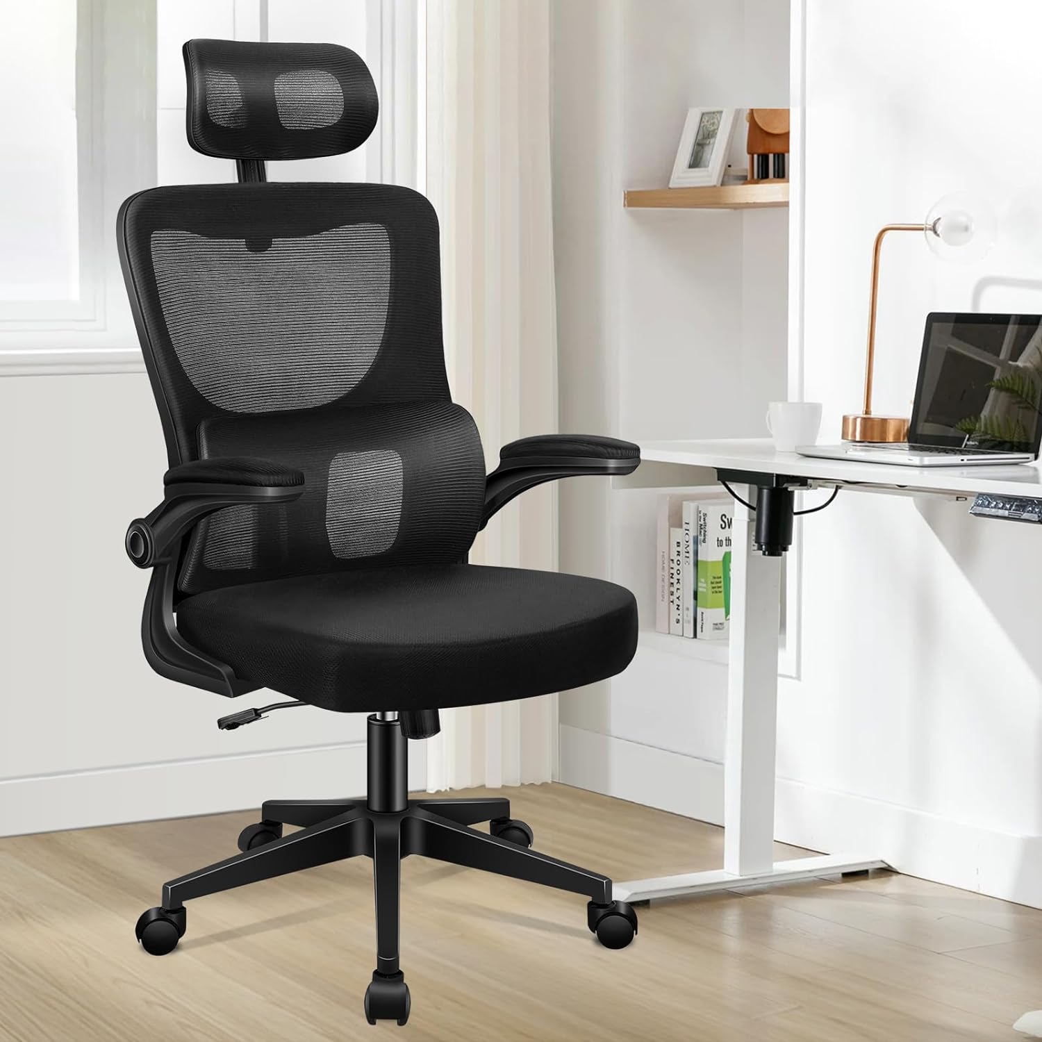 71oKz8VeehL._AC_SL1500_.jpg Orthopedic home/office task chair - Image 1