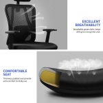 High-back orthopedic office seat - Image 4