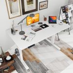 Height adjustable electric desk