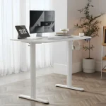 Height adjustable electric desk