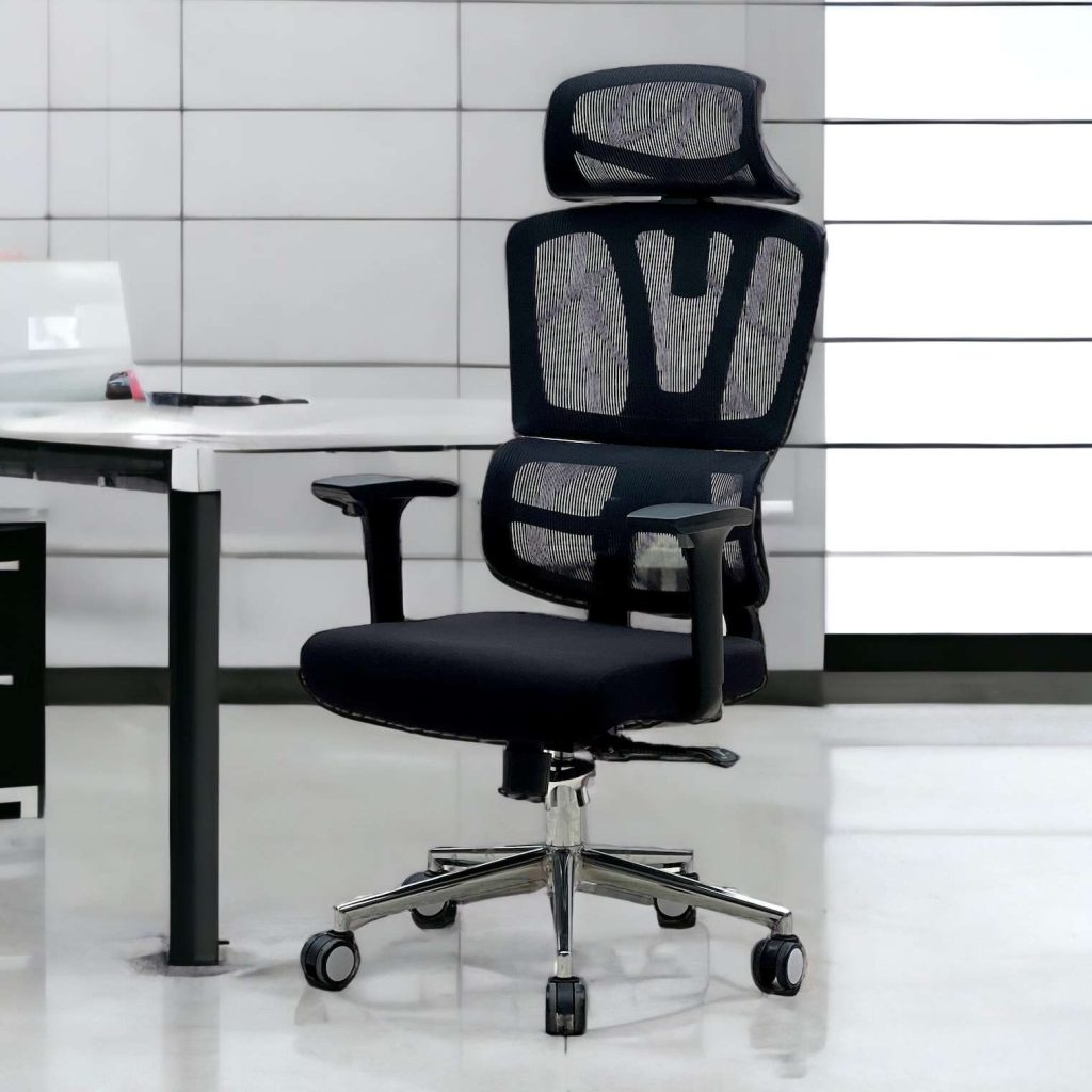 Elite Executive Chair EC017 with premium leather, ergonomic design, adjustable features, and durable build for ultimate comfort and style.
