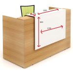 Florence office reception desk - Image 3