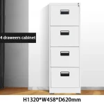 4-Drawers steel office filling cabinet - Image 5