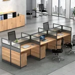 Six Way Modular Office Workstation