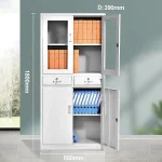 2-Door metallic office storage cabinet - Image 2