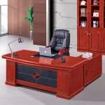 Manager's L-shaped office desk