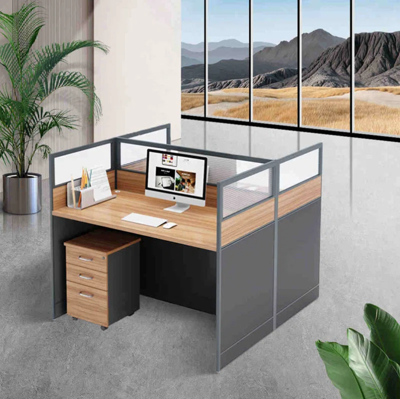 KUGUKJG.png 2 Way Modular Office Workstation - Image 1