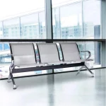 3-seater reception waiting bench - Image 2