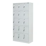 15 Lockers steel office cabinet - Image 3