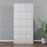 15-Locker steel office cabinet - Image 2