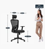 Crospy high-back office chair - Image 3