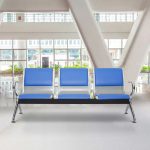 3 Link padded office waiting bench - Image 2