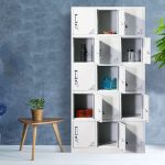 15-Locker Steel Office Cabinet - Image 4