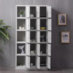 15-Locker Steel Office Cabinet - Image 3