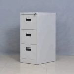 3-Drawer Steel File Cabinet - Image 2